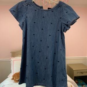 Gap denim heart dress
